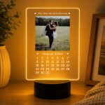 Personalised Anniversary LED Light Photo Gift For Women Men Gift