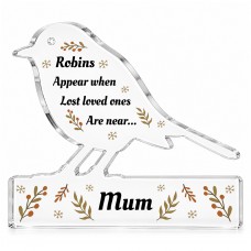 Mum Memorial Ornament Robin Appear When Lost Loved Ones Are Near