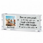 Personalised Best Friend Photo Plaque Friendship Keepsake