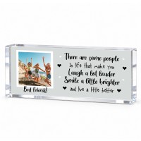 Personalised Best Friend Photo Plaque Friendship Keepsake