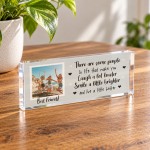 Personalised Best Friend Photo Plaque Friendship Keepsake
