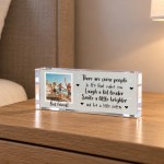 Personalised Best Friend Photo Plaque Friendship Keepsake