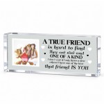 Best Friend Birthday Gift for Her Personalised Photo Keepsake