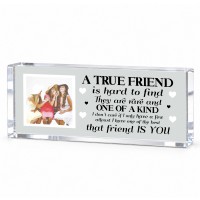 Best Friend Birthday Gift for Her Personalised Photo Keepsake