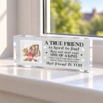 Best Friend Birthday Gift for Her Personalised Photo Keepsake
