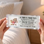 Best Friend Birthday Gift for Her Personalised Photo Keepsake