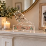 Mum Christmas Memorial Gift Robin Remembrance Plaque Bereavement