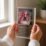 Personalised 18th Birthday Gift for Her Acrylic Block Personalised 18th Birthday Gift for Her Acrylic Block