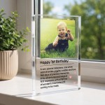 Personalised 1st Birthday Photo Gift for Baby Acrylic Keepsake Personalised 1st Birthday Photo Gift for Baby Acrylic Keepsake