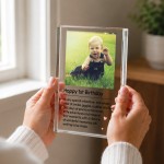 Personalised 1st Birthday Photo Gift for Baby Acrylic Keepsake Personalised 1st Birthday Photo Gift for Baby Acrylic Keepsake