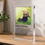 Personalised 21st Birthday Gift for Her Acrylic Block Daughter Personalised 21st Birthday Gift for Her Acrylic Block Daughter