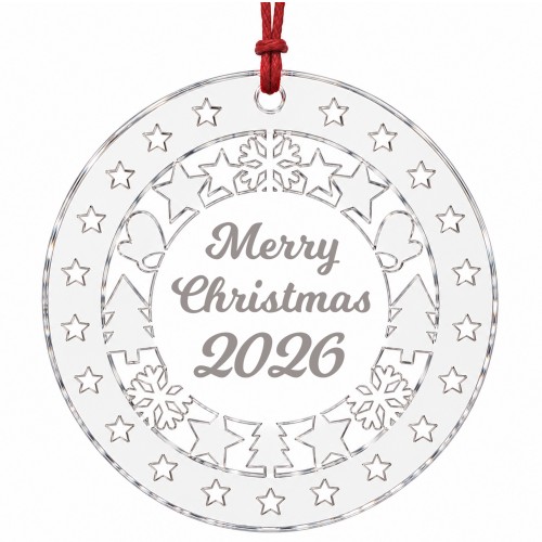 2026 Christmas Tree Decoration Bauble Hanging Xmas Baubles 2026 Christmas Tree Decoration Bauble Hanging Xmas Baubles