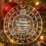 Personalised Family Christmas 2026 Acrylic Bauble Custom Family Personalised Family Christmas 2026 Acrylic Bauble Custom Family