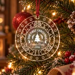 Personalised Our First Christmas Bauble Gift For Couples 1st Personalised Our First Christmas Bauble Gift For Couples 1st