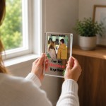 Personalised Our First Christmas Together Acrylic Photo Block