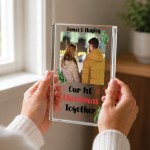 Personalised Our First Christmas Together Acrylic Photo Block