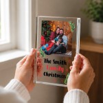 Personalised Family Christmas Acrylic Photo Block