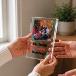 Personalised Family Christmas Acrylic Photo Block