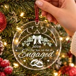 2026 Engagement Christmas Bauble The Year We Got Engaged Acrylic