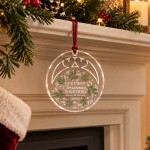 Personalised First Christmas Together Tree Decoration Bauble