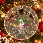 Personalised Pet Memorial Tree Decoration Christmas Bauble Personalised Pet Memorial Tree Decoration Christmas Bauble