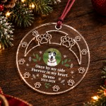 Personalised Pet Memorial Tree Decoration Christmas Bauble Personalised Pet Memorial Tree Decoration Christmas Bauble