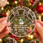 Personalised Pet Memorial Tree Decoration Christmas Bauble Personalised Pet Memorial Tree Decoration Christmas Bauble