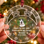 Personalised Pet Memorial Tree Decoration Christmas Bauble Personalised Pet Memorial Tree Decoration Christmas Bauble