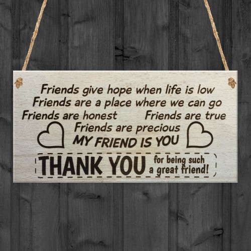 My Friend Is You Plaque Friendship Funny Novelty Gift FRIEND