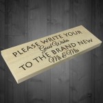 Good Wishes New Mr & Mrs Wooden Freestanding Plaque Wedding Sign